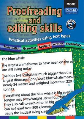 Proofreading and Editing Skills: Practical Activities Using Text Types - Prim-Ed Publishing - cover