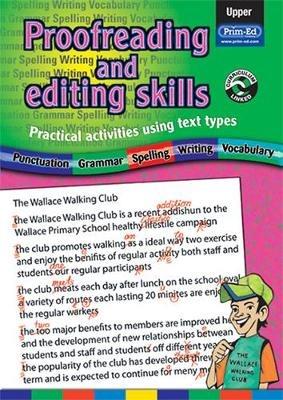 Proofreading and Editing Skills: Practical Activities Using Text Types - cover
