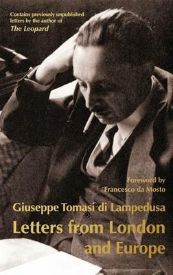 Letters from London and Europe: First English Translation - Gioacchino Tomasi Lampedusa - cover