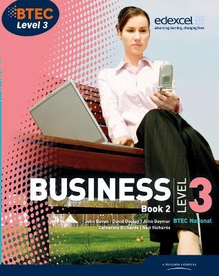 BTEC Level 3 National Business Student Book 2 - Catherine Richards,Rob Dransfield,John Goymer - cover