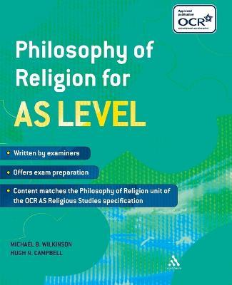 Philosophy of Religion for AS Level - Michael B. Wilkinson,Hugh N. Campbell - cover