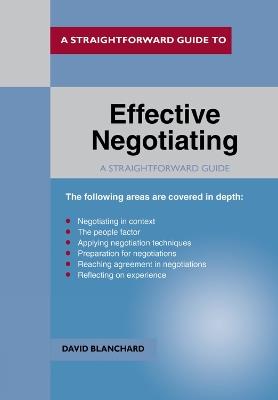 Effective Negotiating - David Blanchard - cover