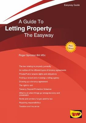 A Guide to Letting Property: The Easyway - Roger Sproston - cover