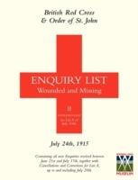 British Red Cross and Order of St John Enquiry List for Wounded and Missing: July 24th 1915 - Anon - cover
