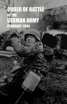Order of Battle of the German Army, February 1944 - Military Intelligence Division - cover