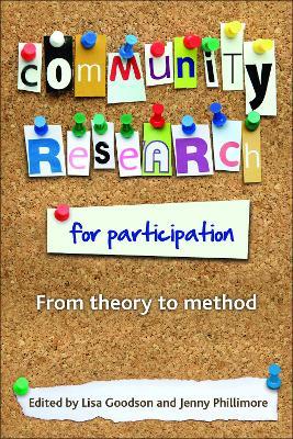 Community research for participation: From theory to method - cover