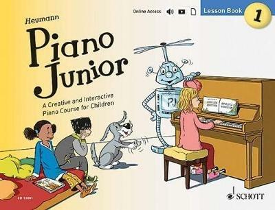 Piano Junior - Lesson Book 1: A Creative and Interactive Piano Course for Children - Hans-Gunter Heumann - cover