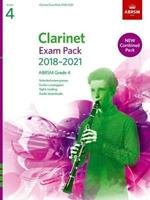 Clarinet Exam Pack 2018-2021, ABRSM Grade 4: Selected from the 2018-2021 syllabus. Score & Part, Audio Downloads, Scales & Sight-Reading