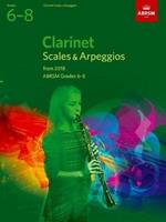 Clarinet Scales & Arpeggios, ABRSM Grades 6-8: from 2018