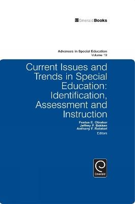 Current Issues and Trends in Special Education.: Identification, Assessment and Instruction - cover