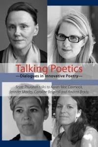 Talking Poetics - Dialogues in Innovative Poetry - Scott Thurston - cover