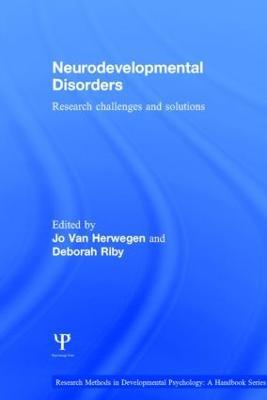 Neurodevelopmental Disorders: Research challenges and solutions - cover