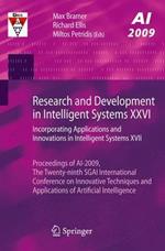 Research and Development in Intelligent Systems XXVI: Incorporating Applications and Innovations in Intelligent Systems XVII