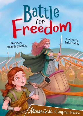 Battle for Freedom: (Brown Chapter Reader) - Amanda Brandon - cover