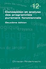 Conception Et Analyse Des Programmes Purement Fonctionnels Deuxieme Edition