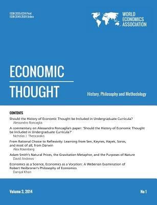 Economic Thought. Vol3, No 1, 2014 - cover