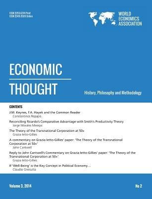 Economic Thought, Vol 3, No 2, 2014 - cover