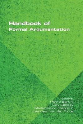Handbook of Formal Argumentation - cover