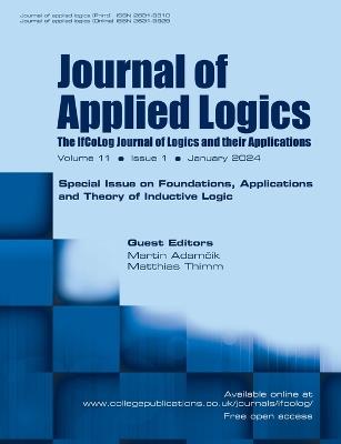 Journal of Applied Logics, Volume 11, Number 1, January 2024. Special Issue: Foundations, Applications and Theory of Inductive Logic - cover