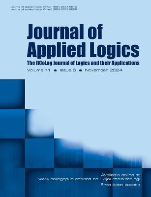 Journal of Applied Logics. IfCoLog Journal of Logics and their Applications. Volume 11, number 6, November 2024 - cover