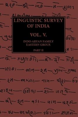 Linguistic Survey Of India Vol V Part II - G A Grierson - cover