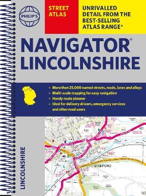 Philip's Street Atlas Navigator Lincolnshire - Philip's Maps - cover