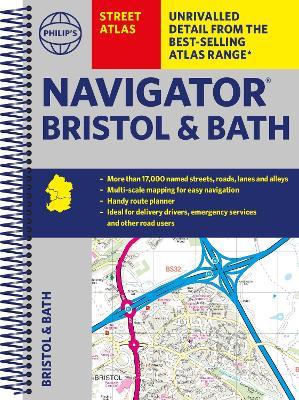 Philip's Street Atlas Navigator Bristol & Bath - Philip's Maps - cover