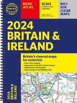2024 Philip's Road Atlas Britain and Ireland - Philip's Maps - cover