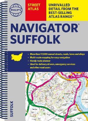Philip's Navigator Street Atlas Suffolk - Philip's Maps - cover