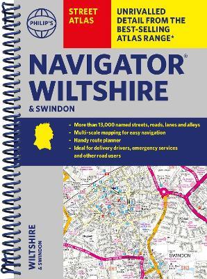Philip's Navigator Street Atlas Wiltshire and Swindon - Philip's Maps - cover