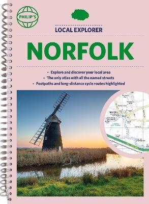Philip's Local Explorer Street Atlas Norfolk - Philip's Maps - cover