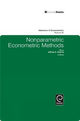 Nonparametric Econometric Methods - Qi Li,Jeffrey Scott Racine - cover