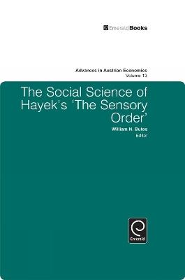 The Social Science of Hayek's The Sensory Order - cover
