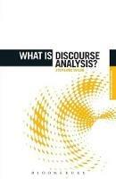 What is Discourse Analysis? - Stephanie Taylor - cover