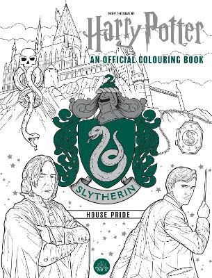 Harry Potter: Slytherin House Pride: The Official Colouring Book - Various Contributors. - cover