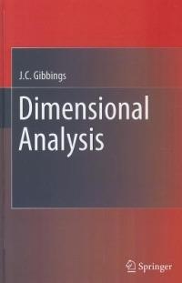 Dimensional Analysis - J.C. Gibbings - cover