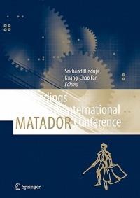 Proceedings of the 35th International MATADOR Conference: Formerly The International Machine Tool Design and Research Conference - cover