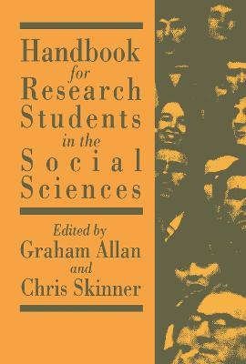 Handbook for Research Students in the Social Sciences - cover