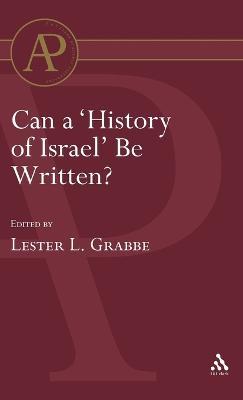Can a 'History of Israel' Be Written? - cover