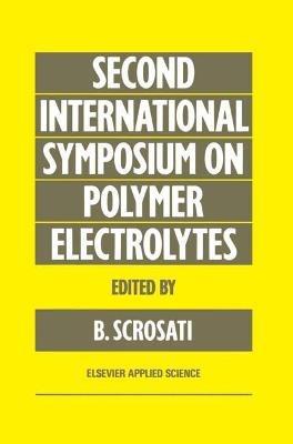 Second International Symposium on Polymer Electrolytes - cover