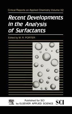 Recent Developments in the Analysis of Surfactants - cover