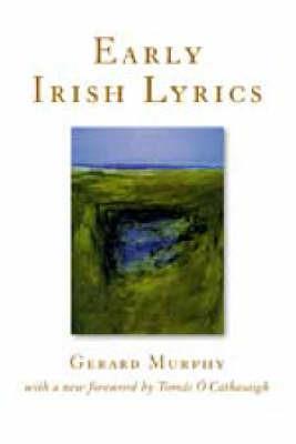 Early Irish Lyrics - cover
