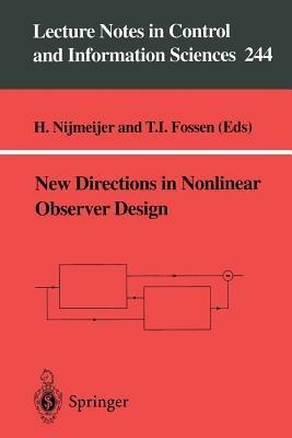 New Directions in Nonlinear Observer Design - cover