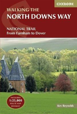 The North Downs Way: National Trail from Farnham to Dover - Kev Reynolds - cover