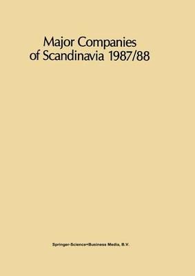 Major Companies of Scandinavia 1987/88 - cover