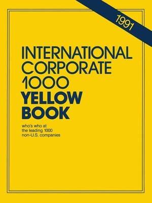International Corporate 1000 Yellow Book: 1990 - cover