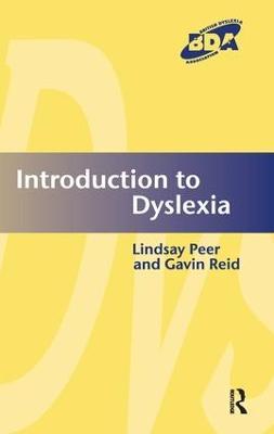 Introduction to Dyslexia - Lindsay Peer,Gavin Reid - cover