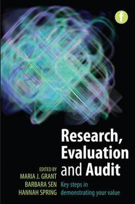 Research, Evaluation and Audit: Key Steps in Demonstrating Your Value - cover