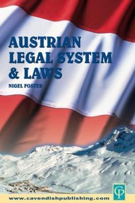 Austrian Legal System and Laws - Nigel Foster - cover