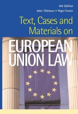 Text, Cases and Materials on European Union Law - cover